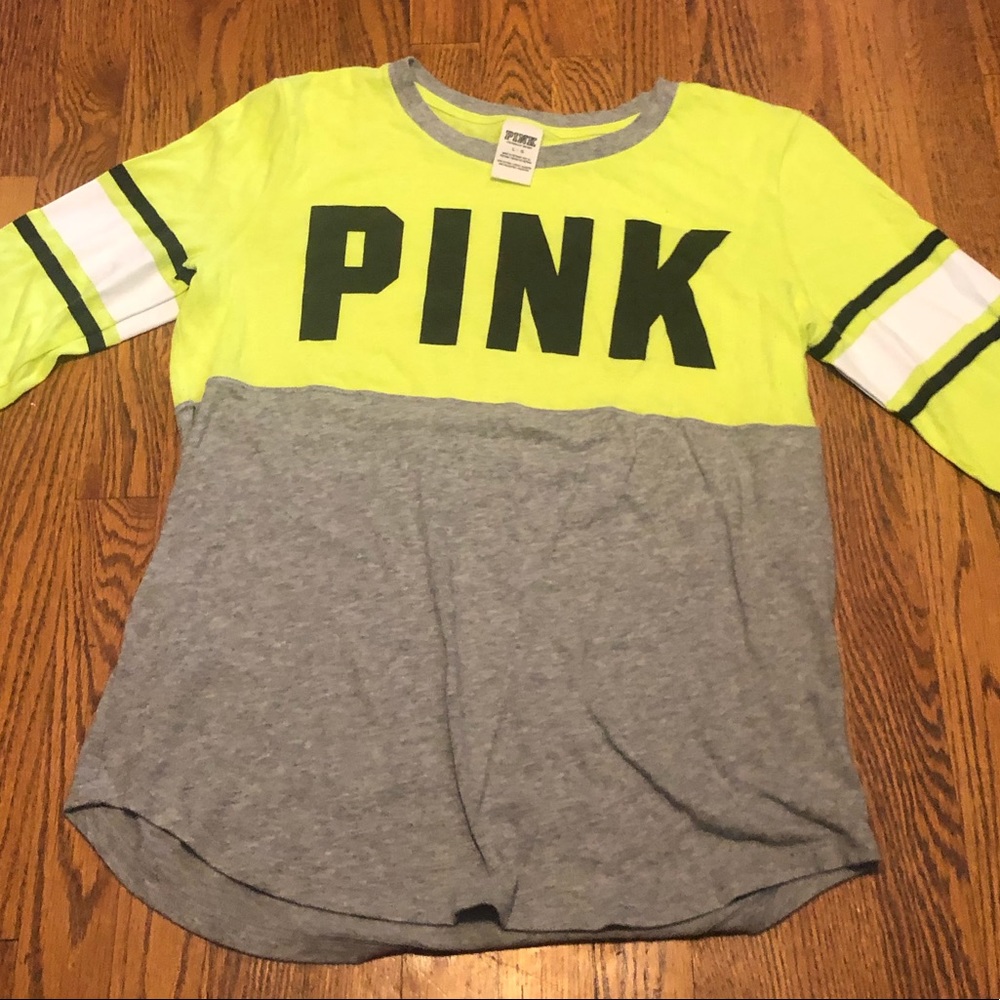 PINK NEON YELLOW SHIRT
